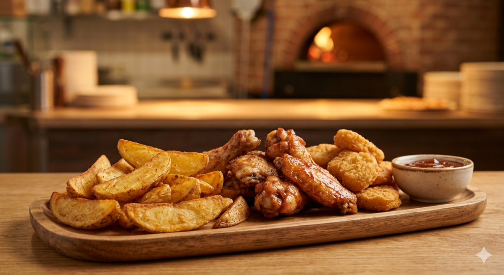 complementos al pedir pizza en Valencia